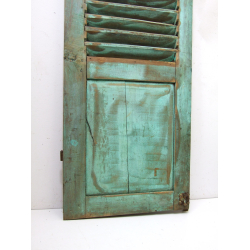 Drewniana okiennica Vintage dwustronna dwukolorowa 112x40cm